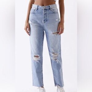 Pacsun High Rise Straight Jeans